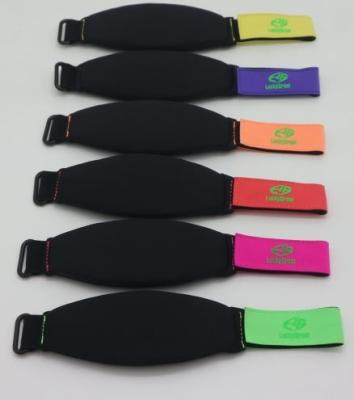 China colorful cooling gel foam promotional wristband for the gamer wearable palm rest  mouse hand  male for sale