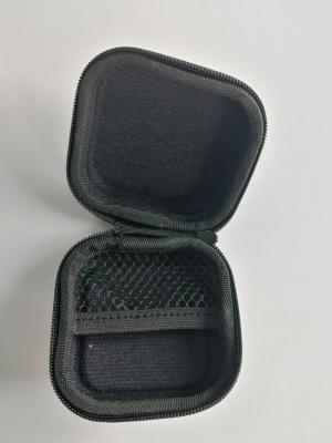 China customized mini portable waterproof travel leather PU EVA earphone case pouch bag hard shell zipper case for sale