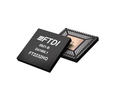 中国 FT2232HQ-REEL FTDI USB HS To Dual UART FIFO SPI JTAG I2C QFN-64 販売のため
