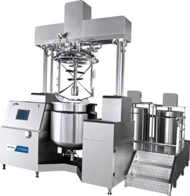 China Vacuum Cosmetic Production Equipment , Automated High Shear Emulsifier Mixer for sale