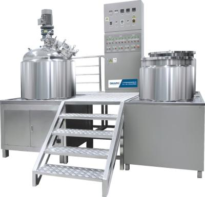 China 220V / 380V Body Lotion Making Machine Electrical Industrial Homogenizer/China cosmetic mixing equipment distributor for sale