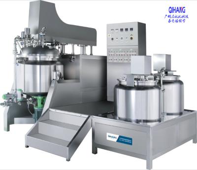 China Cosmetic Making Machine Vacuum Emulsifying Machine Oil Pot lotion emulsifier for sale