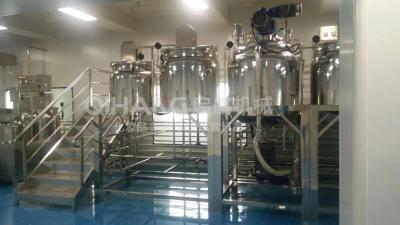 China Multifunctional Body Cream Cosmetic Production Line Emulsifier Machine for sale