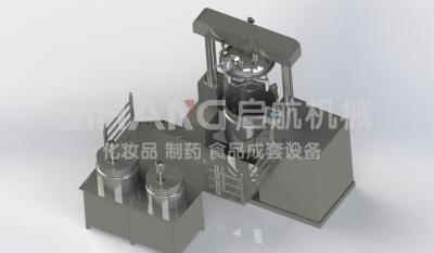 Chine Machine de fabrication cosmétique de levage hydraulique de mayonnaise d'onguent à vendre