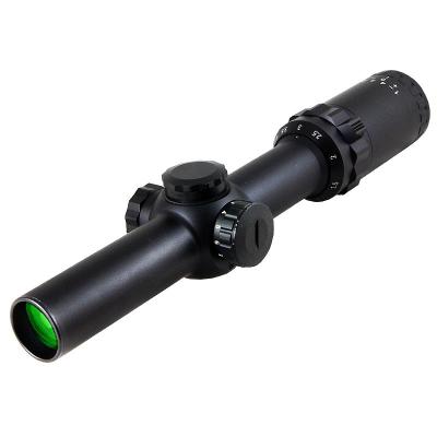 China High Definition 1x 4x Hunting Rifle Scope 24mm Objective Lens for sale
