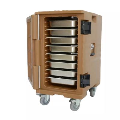 中国 Kitchen Rotomolded Insulated Food Box Warmer Loading GN Pan Carrier 120L 販売のため
