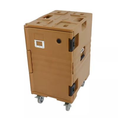 China Rotomolding Plastic Insulated Loading GN pan Carrier Hot Cold Holding Food pan carriers zu verkaufen