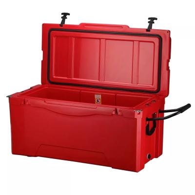 China 135QT Waterproof Rotomolded Ice Box Plastic Wheeled Cooler for sale