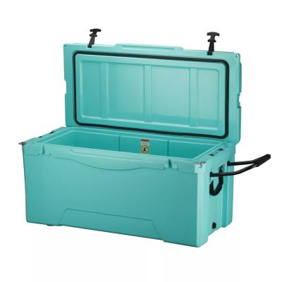 China Outdoor Hard Rotomoulded Products Plastic Insulated Ice Cooler Box 135 Litre for sale