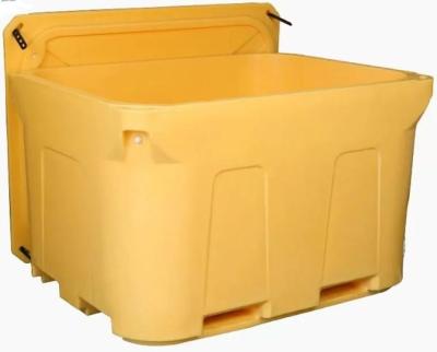 China Topgreen Hot Food Transport Container With Bottom Pallet Shape Wheels en venta