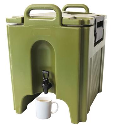 China Plastic 10 Gallon Insulated Beverage Carrier For Hot Cold Drink à venda