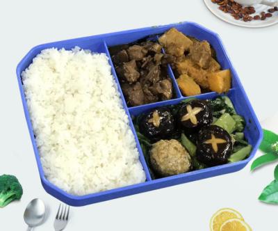 China Children Reusable Plastic Lunch Trays For Social Groups Catering for sale