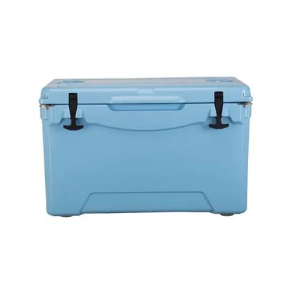 China Plastic 50 QT Rotomolded Cooler Box LLDPE Wall PU Formed Insulation for sale