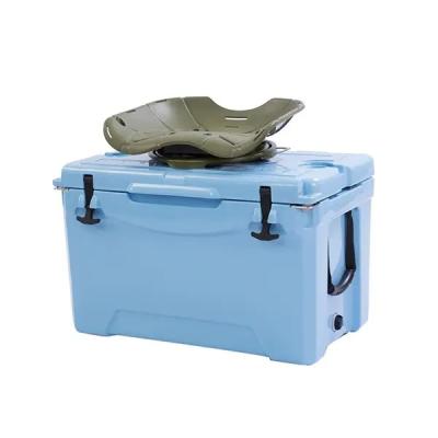 China Customized 50L Rotomolded Cooler Box , Fishing Plastic Insulated Ice Box for sale