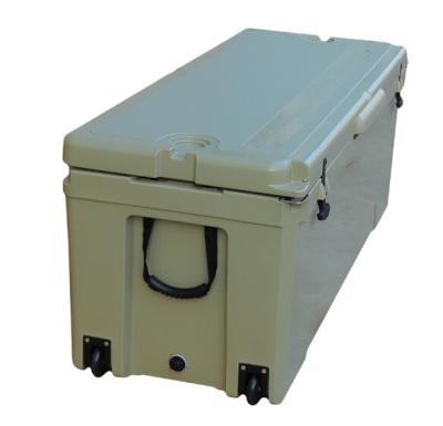 China 180 Liters Large Wheeled Roto Molded Coolers For Outdoor Activities for sale