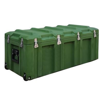 China Rolling Plastic Rotomolded Tool Box 1100mm For Camera Drone Gun for sale