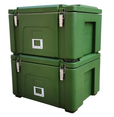 China PE PU Insulation Military Food Storage Containers Army Rice Cabinet 60L Te koop