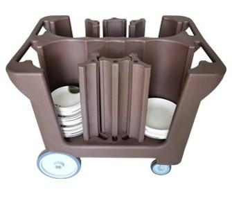 China Polyethylene Plastic Adjustable Dish Caddy Conveniently Transport Store Plates for sale