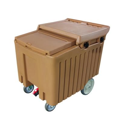 China 110L Insulated Ice Caddy For Ice Storage And Ice Retention for sale