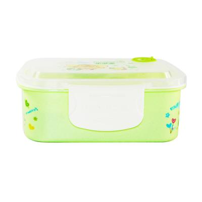 China Rectangular Reusable Plastic Lunch Containers , 1L Reusable Takeaway Food Containers for sale
