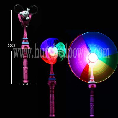 Китай Розовая пластиковая проблескивая форма Эйфелевой башни обтекателя втулки ДИИ ветрянки радуги игрушки ветрянки продается