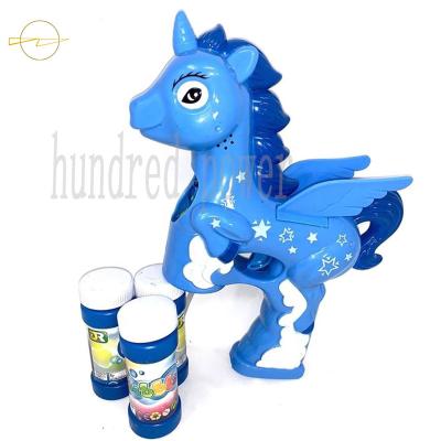 China Unicorn Battery Powered Water Shooting Bubble Gun Customized Color ASTM Approved for sale
