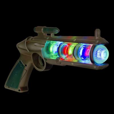 China Arma multicolorido do brinquedo da arma do fulgor do ABS com piscamento e música para o festival à venda
