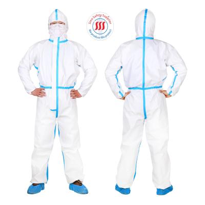 China Medical Disposable Coverall Suit 65gsm for sale