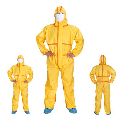 China Heavy Duty 87gsm Disposable Coverall Suit for sale