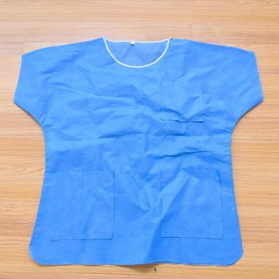 China S-XXXL Non Woven Hospital Surgical Scrubs Disposable Patient Gown With Pants for sale