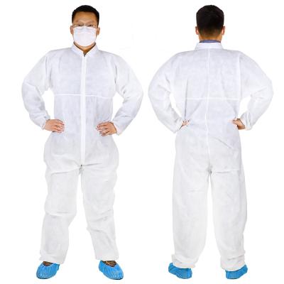 China Non Toxic One Piece Disposable Polypropylene Coveralls With Hood for sale