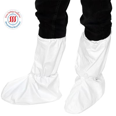 China Cubierta de bota desechable impermeable para hospital Cubierta de calzado de seguridad microporosa no tejida en venta