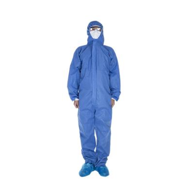 China Industrial Sms Non Woven Disposable Coverall Breathable Flame Resistant for sale
