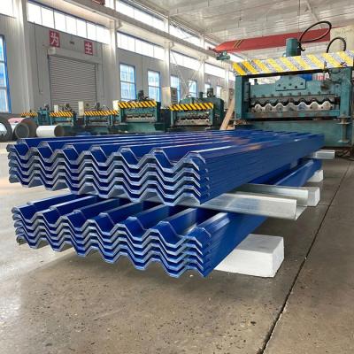 China Class C1 Anti Corrosion Color Coated 18 Gauge Corrugated Metal Steel Panels for sale