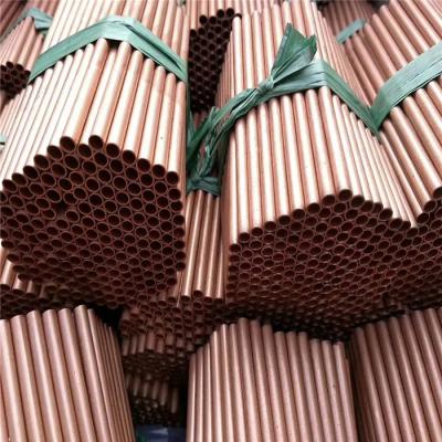 Chine Tubes de cuivre ductiles de 8 mm, tubes ronds de cuivre avec système de cristaux isométriques à vendre