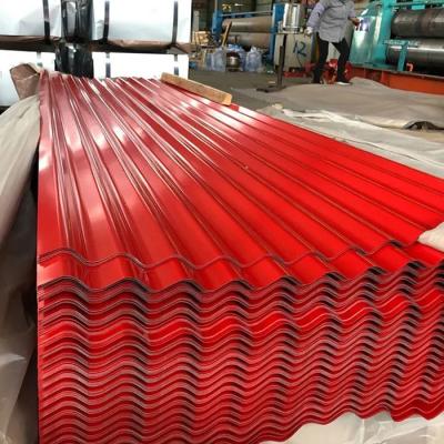 China Hoja de acero galvanizado prepintada Hoja de techo recubierta de color 0,3 mm-2 mm en venta