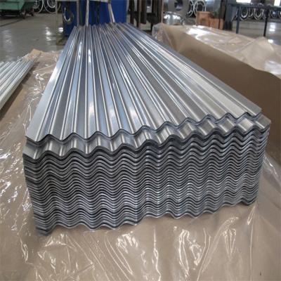China Hoja de techo de zinc tejas de techo de hierro corrugado ancho 200 mm-1000 mm en venta