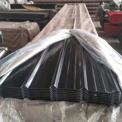 China Hoja de techo de acero ondulado galvanizado de arcilla acristalada en venta
