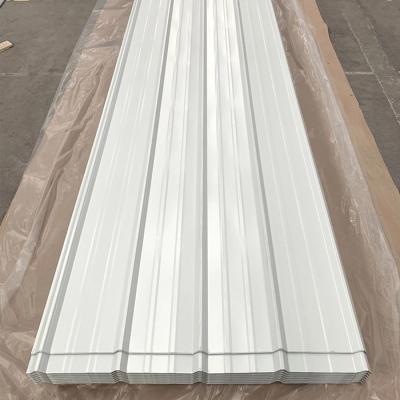 China Rectangle Glazed Metal Corrugated Steel Roofing Sheets 7.5mm for sale