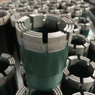 China NX HX Impregnated Diamond Core Bit Reaming Shell For Mining Exploration Drilling for sale