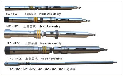 China Wireline Double Core Barrel Q Series Head Assembly And Overshot Assembly for sale