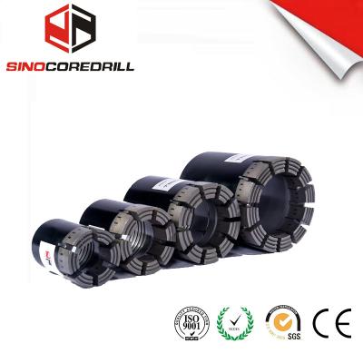 China Geological Diamond Core Drill Bit , Diamond Impregnated Bits With High Speed for sale