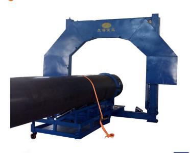 China Big Size Plastic Pipe Band Saw Bandsaw Automatic Pipe Cutting Machine for sale