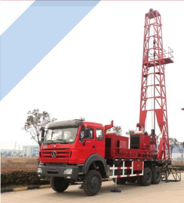 Chine Le haut camion multifonctionnel intégré de 350m -1000m a monté puits d'eau la plate-forme de forage à vendre
