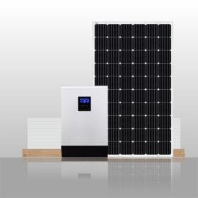 China Fora do sistema solar do agregado familiar fotovoltaico da grade com bateria acidificada ao chumbo à venda