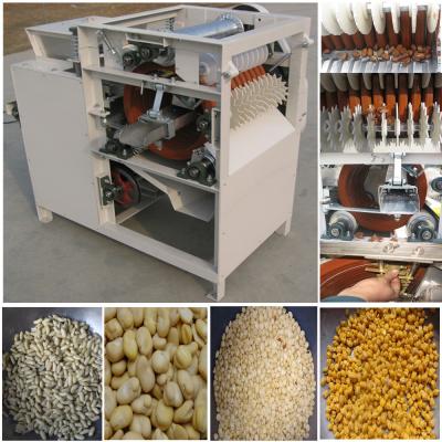 China Descascador de amendoim de aço inoxidável 304 Fava Favas Máquina de descascar favas à venda