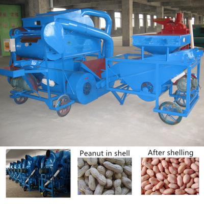 中国 5000kg/H ピーナツ殻むき機の炭素鋼の小さいピーナツの割る機械 販売のため