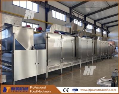 China 1000kg/H Máquina de tostado continuo SUS304 Máquina automática de tostado de nueces en venta