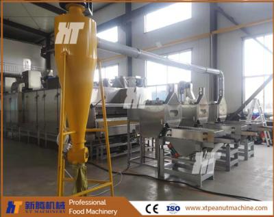 China Air Cyclone Groundnut Processing Machine SUS304 Roasted Groundnut Peeling Machine for sale