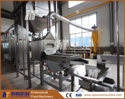 China Equipo de procesamiento de nueces de máquina de blanqueo de cacahuete partido avanzado 800-1000kg/h en venta